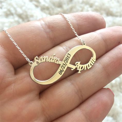 tiffany infinity necklace replica|personalized infinity necklace with names.